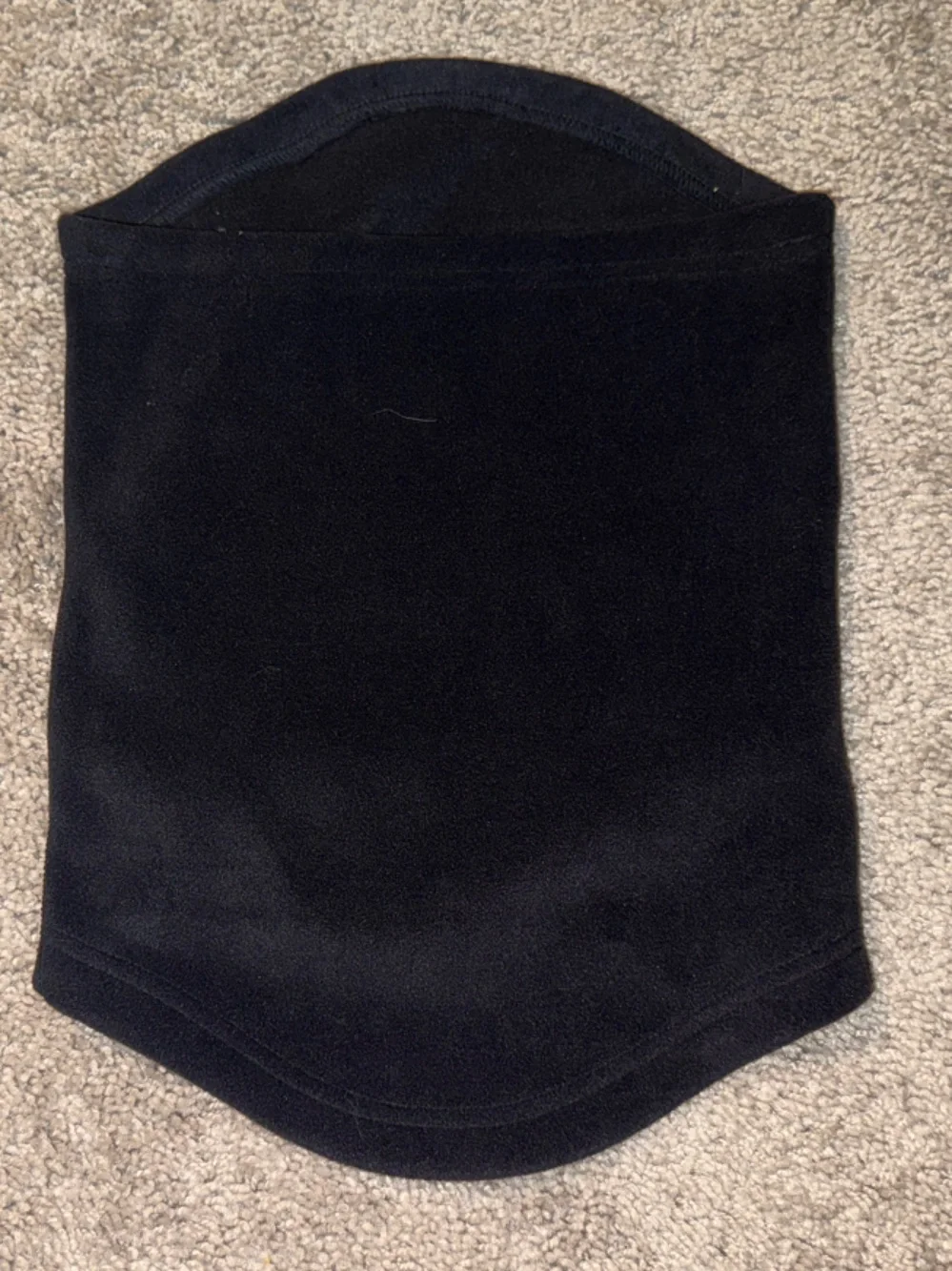 DOPE Black Face Mask Neck Gaiter with Subtle Logo